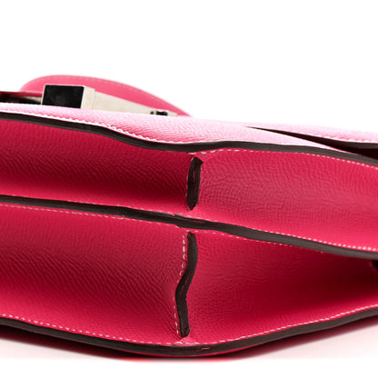 Hermes Epsom Constance 24 Rose Tyrien 10 of 15