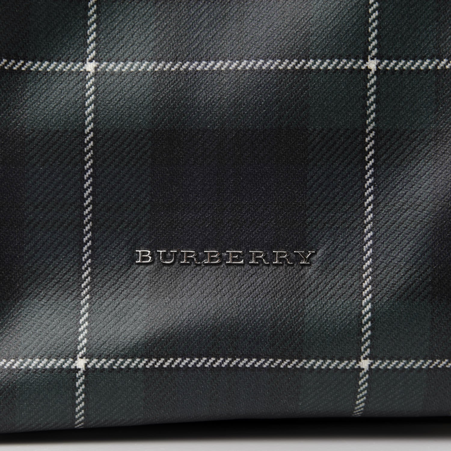 Burberry Laminated Tartan Patchwork Rucksack Backpack Military Red 9 of 9