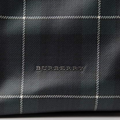 Burberry Laminated Tartan Patchwork Rucksack Backpack Military Red 9 of 9