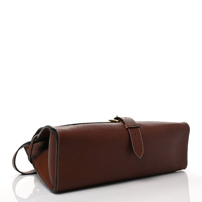 Mulberry Classic Grain Calfskin Small Chiltern Satchel Oak 4 of 7