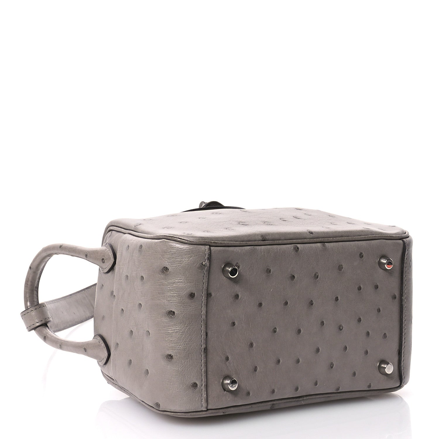 Hermes Ostrich Mini Lindy 20 Gris Tourterelle 4 of 11