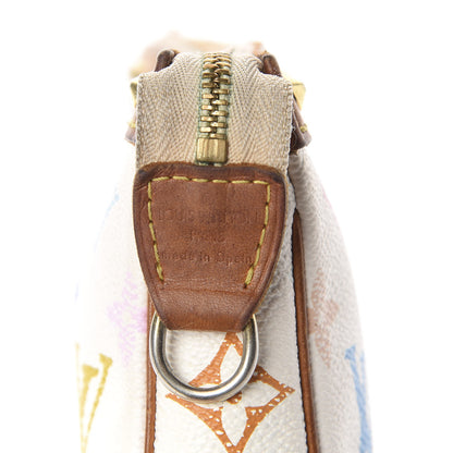 Louis Vuitton Monogram Multicolor Pochette Accessories White 7 of 8
