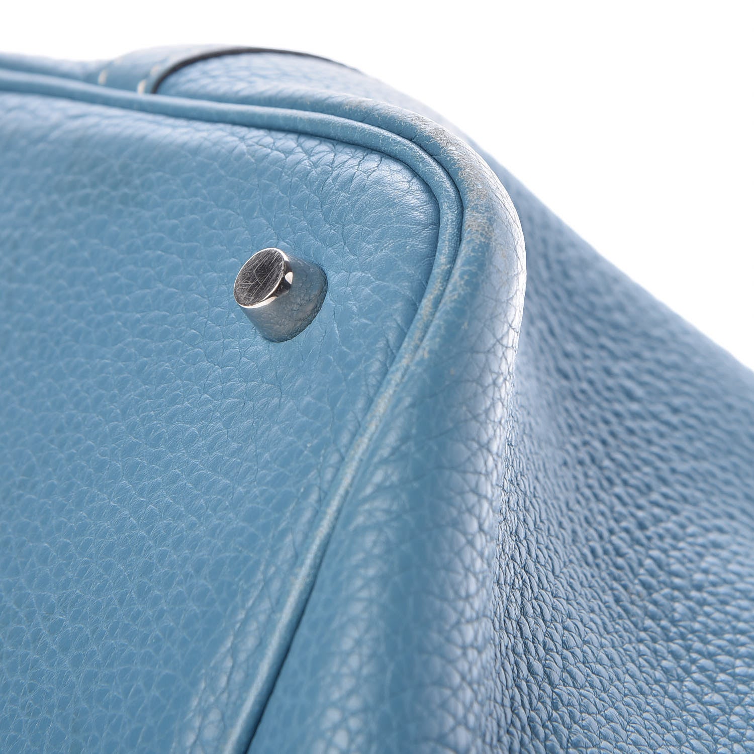 Hermes Taurillon Clemence Picotin 22 MM Blue Jean 13 of 15