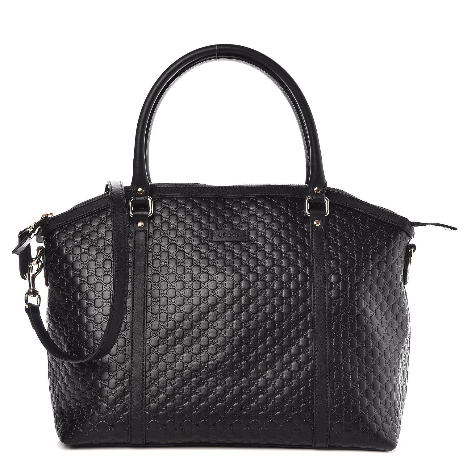 Gucci Soft Microguccissima Dome Satchel Black 1 of 9