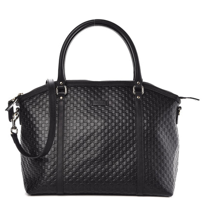 Gucci Soft Microguccissima Dome Satchel Black 1 of 9