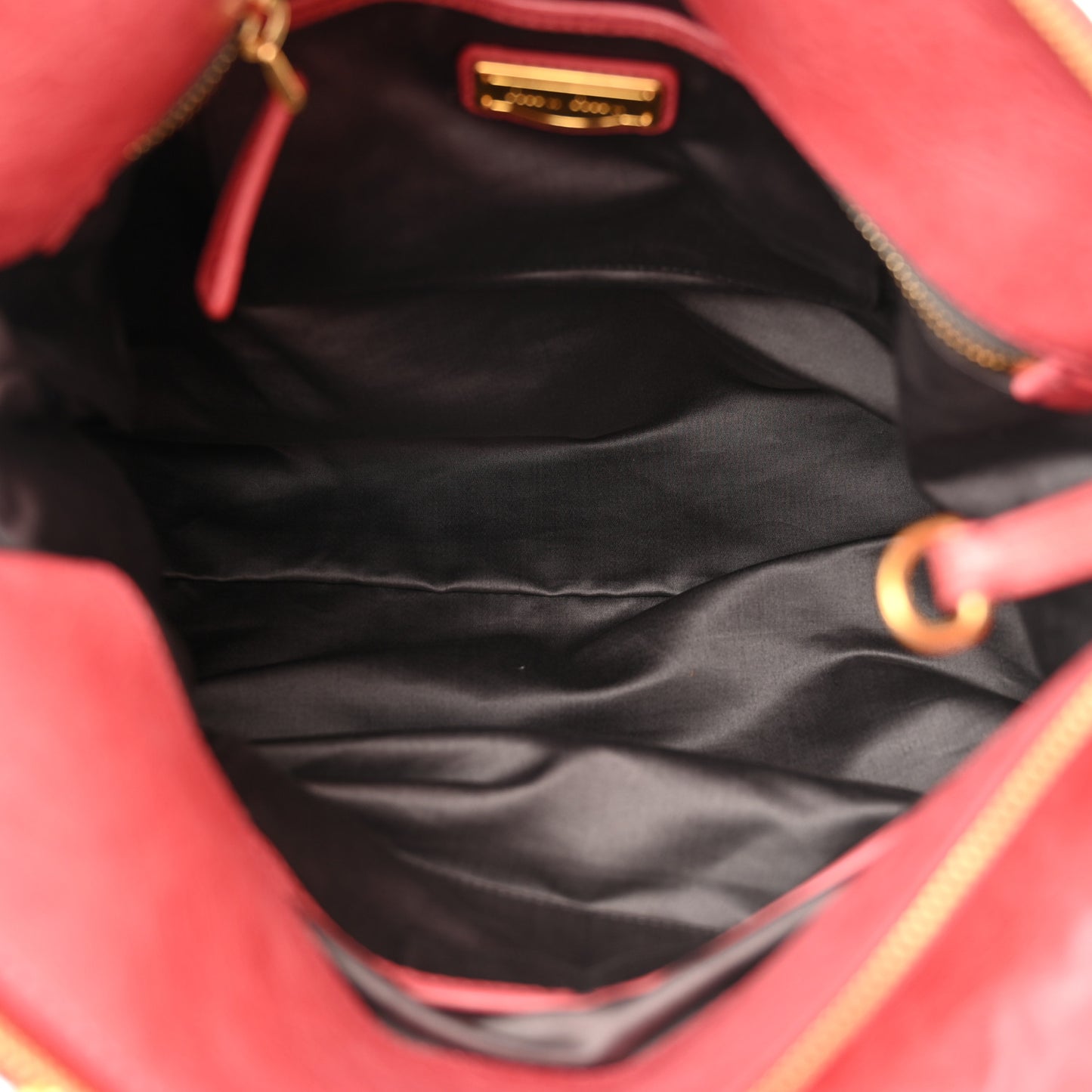 Vitello Lux Satchel Bag Rosa