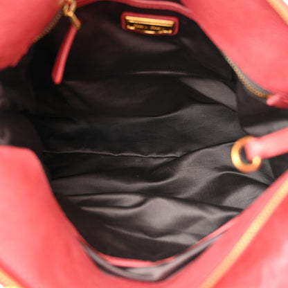 Miu Miu Vitello Lux Satchel Bag Rosa 5 of 9
