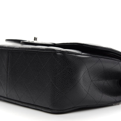 Chanel Caviar Quilted Jumbo Double Flap Black 9 of 9