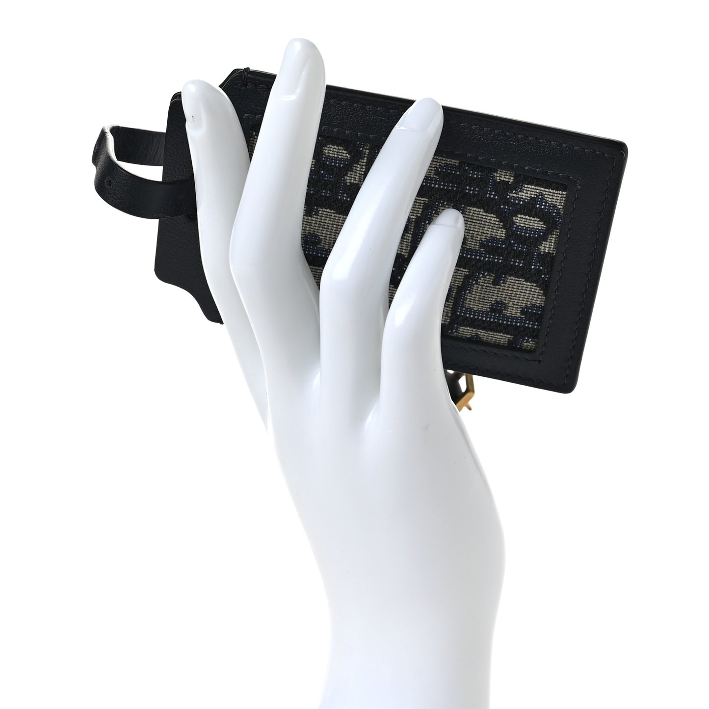 Oblique Luggage Tag Navy Blue