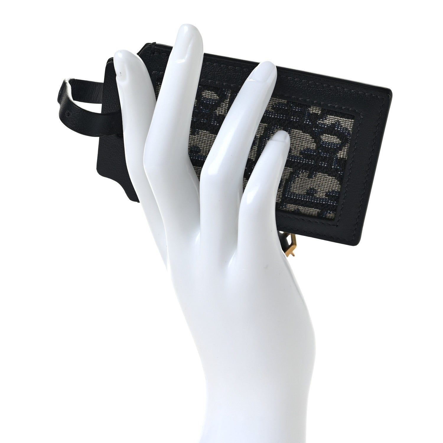 Christian Dior Oblique Luggage Tag Navy Blue 2 of 6
