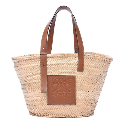 Loewe Raffia Basket Tote Natural Tan 1 of 13