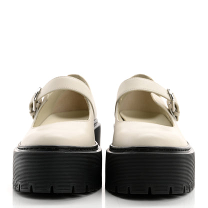 Hermes Calfskin Hoxton Oxford 35.5 Beige Glaise 2 of 11