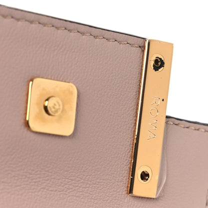 Fendi Nappa Matisse FF Embossed Nano Baguette Charm Rosa Quarzo 12 of 13