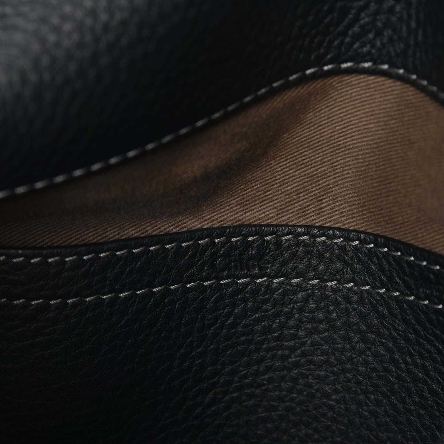 Calfskin Medium Marcie Round Crossbody Bag Black