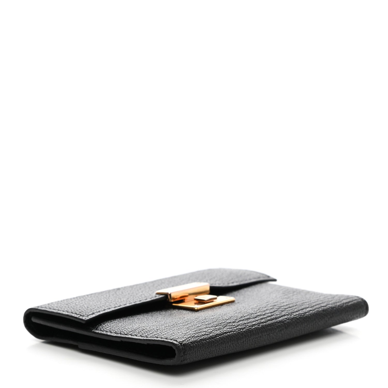 Hermes Chevre Mysore Clic Mini Card Holder Black 4 of 8