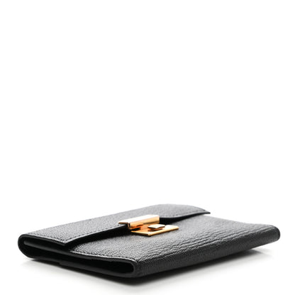 Hermes Chevre Mysore Clic Mini Card Holder Black 4 of 8