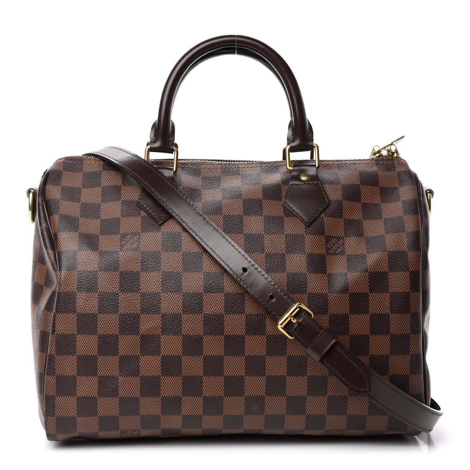 Louis Vuitton Damier Ebene Speedy Bandouliere 30 1 of 10
