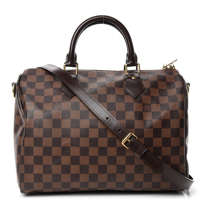 Louis Vuitton Damier Ebene Speedy Bandouliere 30 1 of 10
