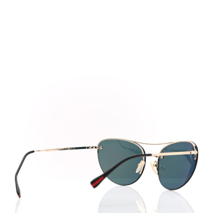 Prada Aviator Sunglasses SPS 51R Gold 4 of 8