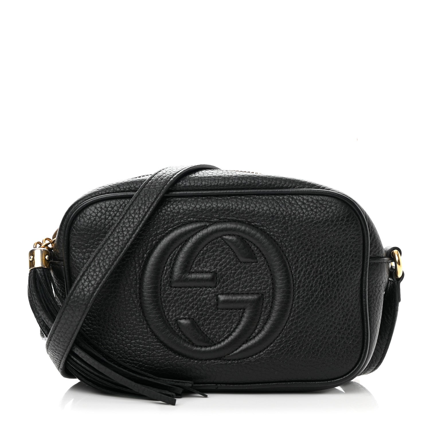 Gucci Pebbled Calfskin Mini Soho Disco Bag Black 1 of 13