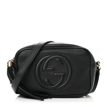 Gucci Pebbled Calfskin Mini Soho Disco Bag Black 1 of 13