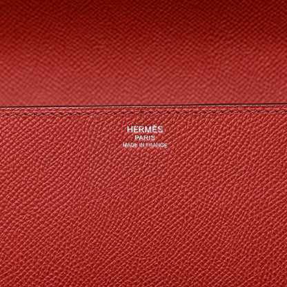 Hermes Epsom Medor 29 Clutch Rouge Garance 5 of 10