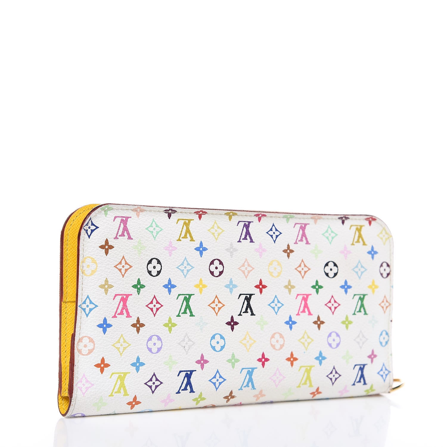 Louis Vuitton Monogram Multicolor Insolite Wallet White Citron 3 of 12