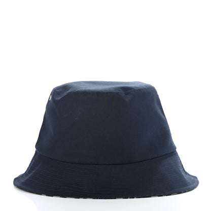 Christian Dior Oblique Reversible Teddy-D Brim Bucket Hat 57 Blue 4 of 9