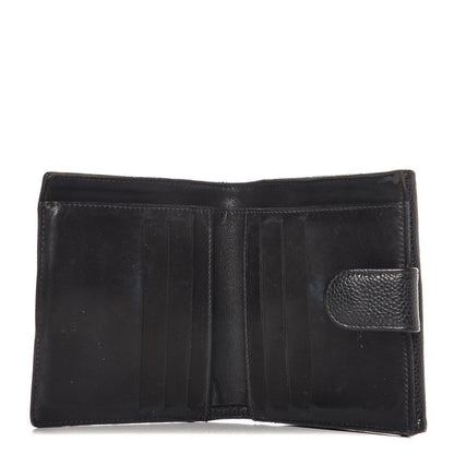 Chanel Caviar Timeless CC Compact French Wallet Black 5 of 12