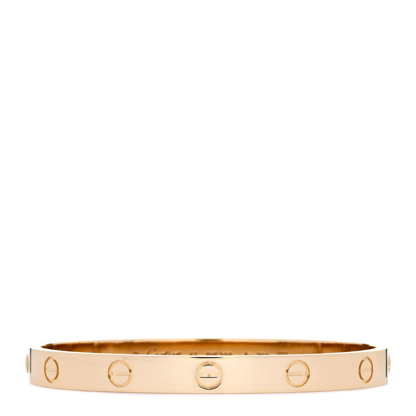 18K Yellow Gold LOVE Bracelet 17