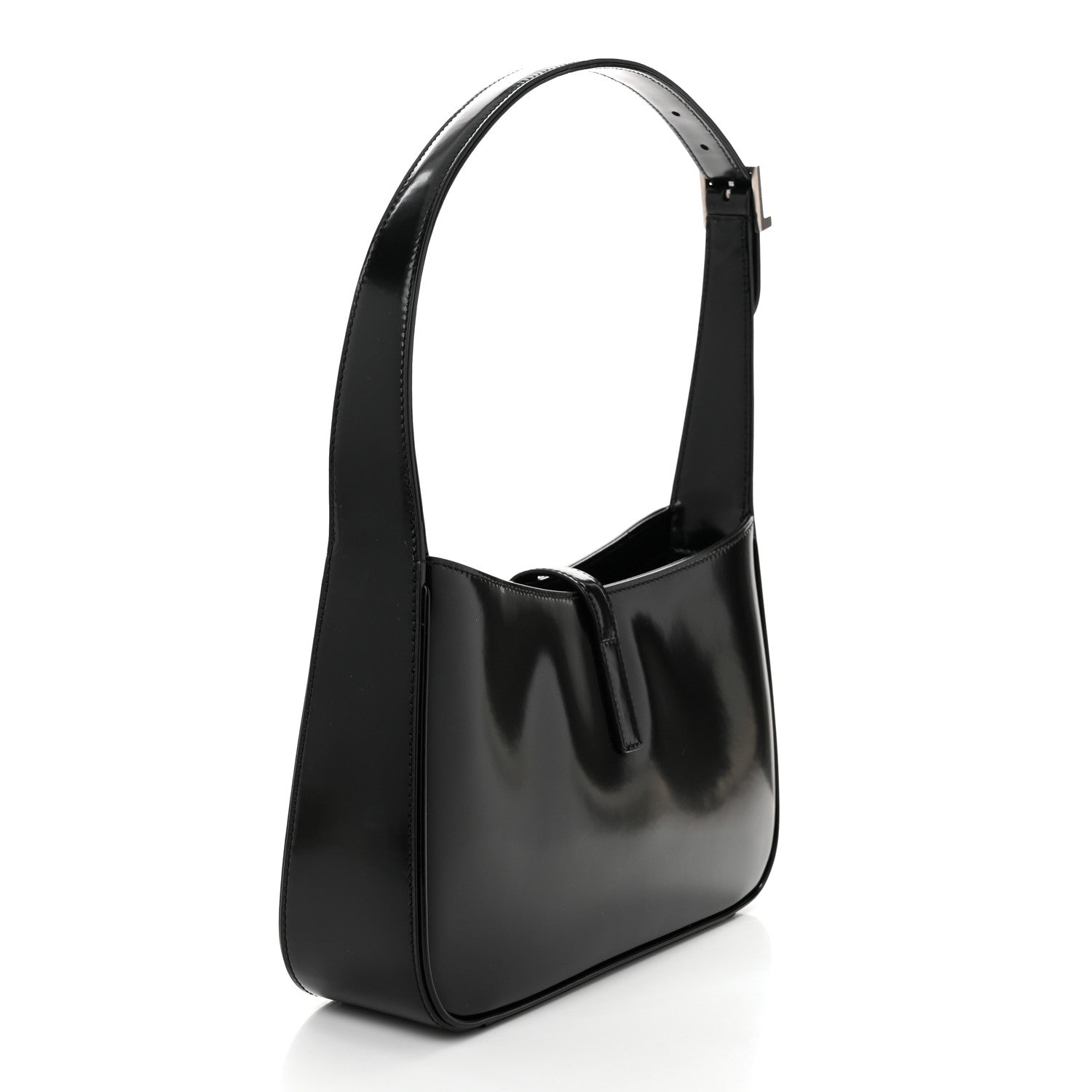 Saint Laurent Smooth Calfskin Le 5 A 7 Hobo Black 3 of 10