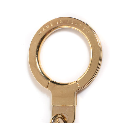 Louis Vuitton Metal Pochette Extender Key Ring Chain Gold 3 of 4