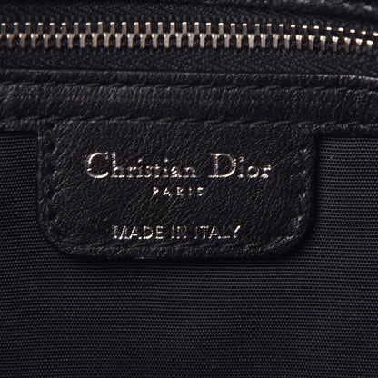 Christian Dior Coated Canvas Cannage Large Panarea Tote Black 6 of 10