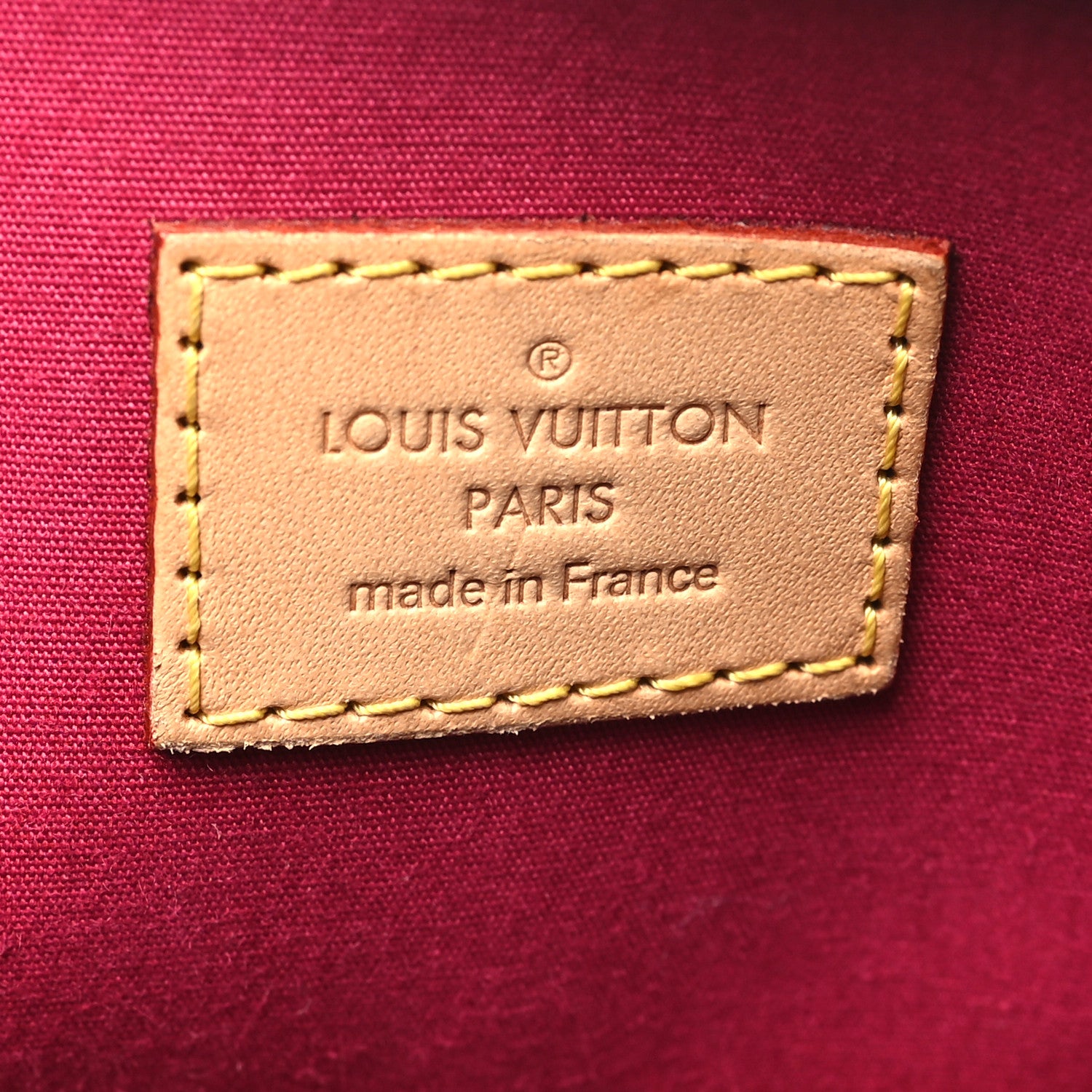 Louis Vuitton Vernis Alma PM Pomme D'Amour 6 of 9