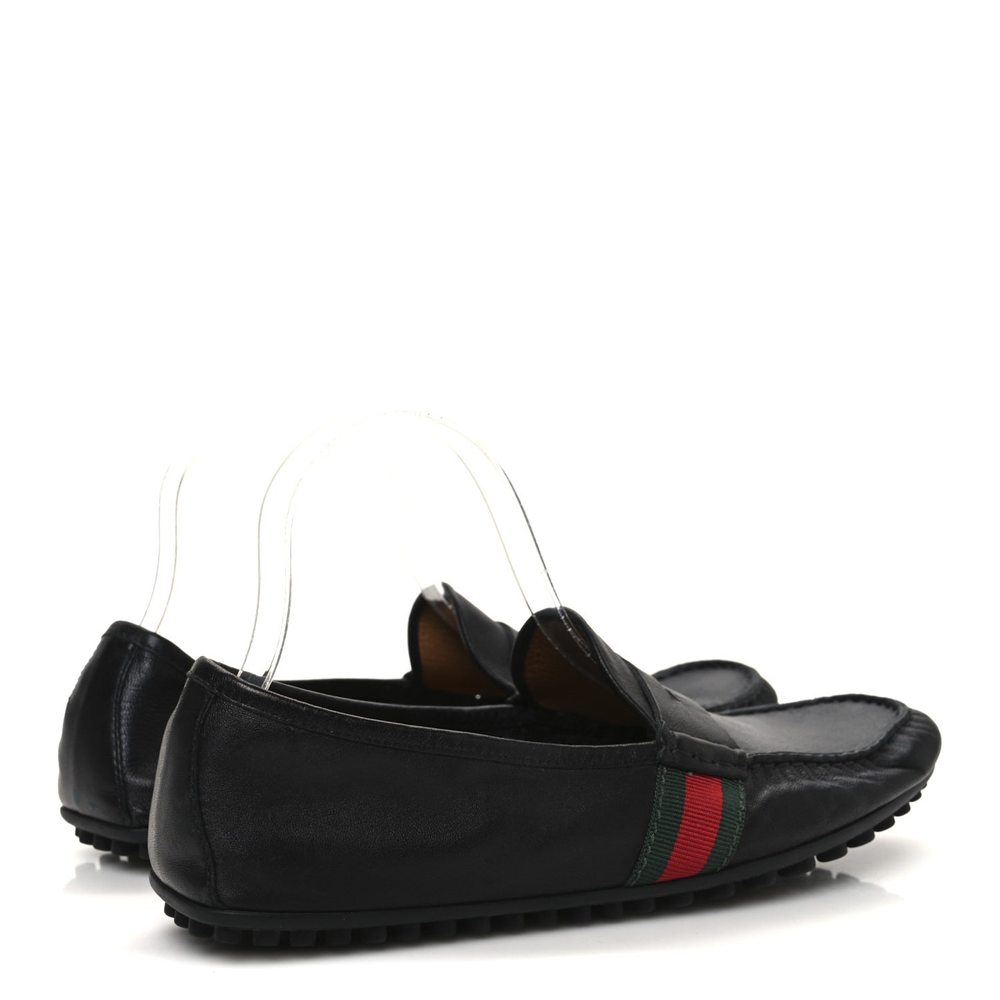 Nappa Web Mens Kanye Driver Loafers 8.5 Black