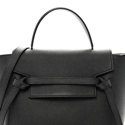 Celine Grained Calfskin Micro Belt Bag Black 8 of 10