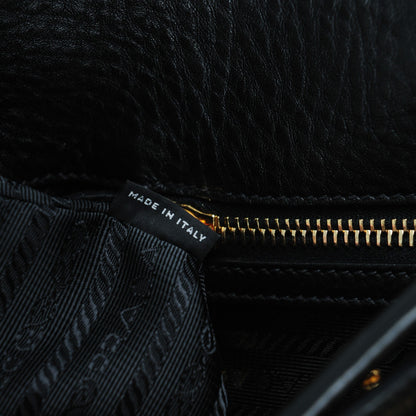 Prada Vitello Daino Hobo Nero Black 7 of 8