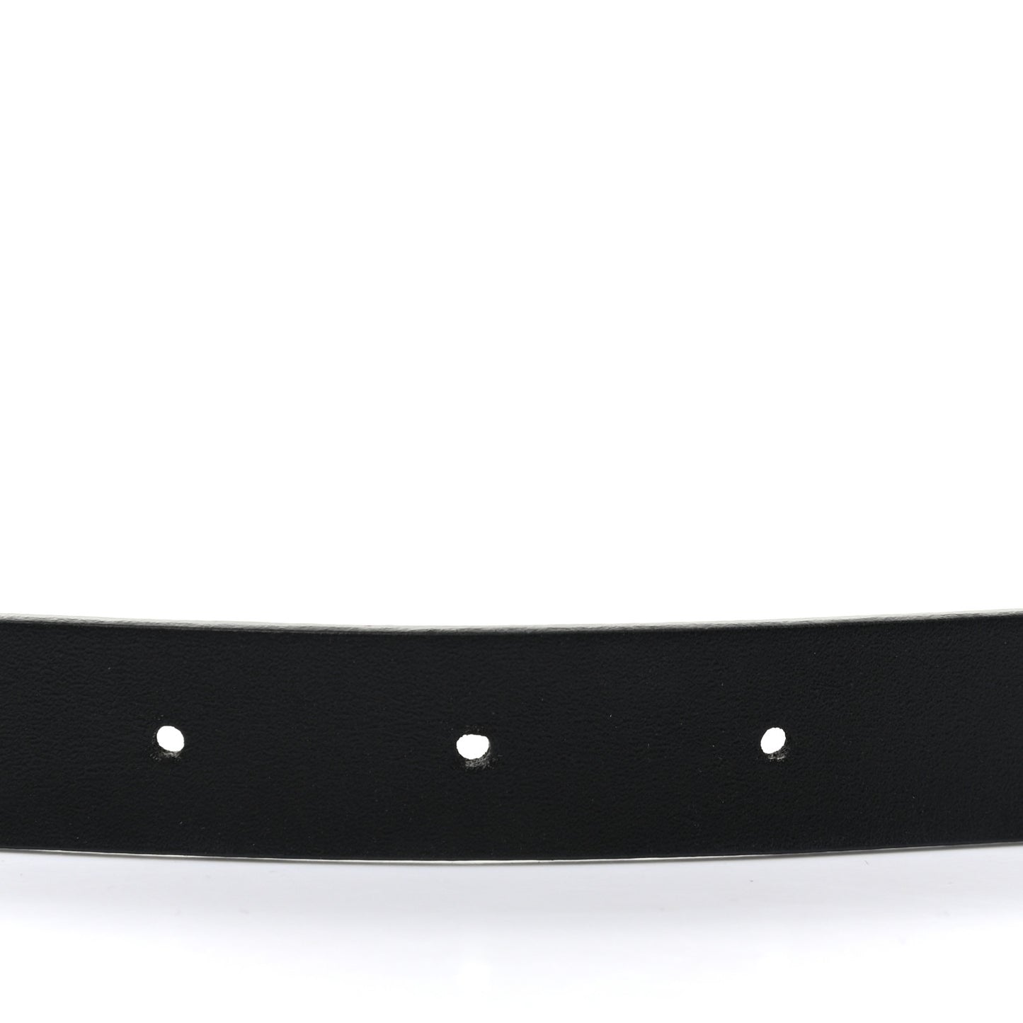 Calfskin Crystal CC Buckle Belt 85 34 Black