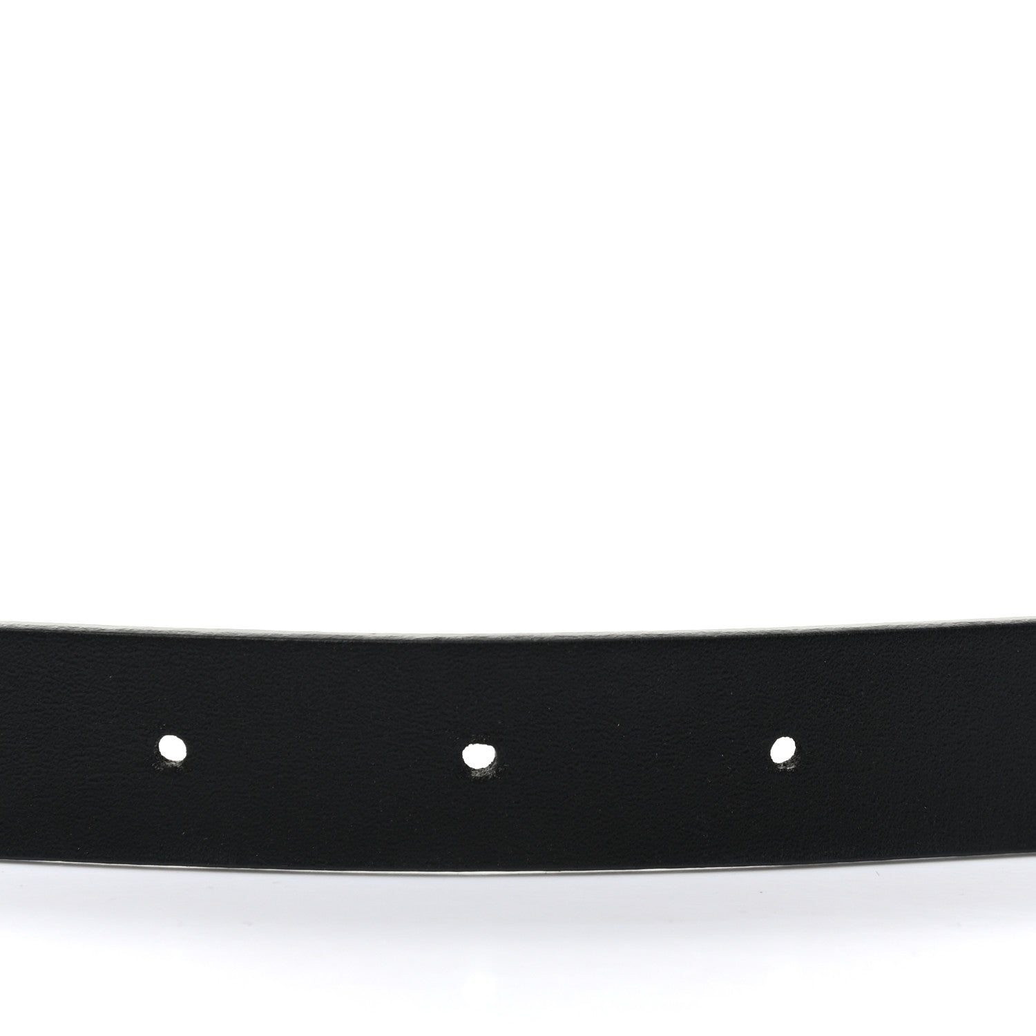 Chanel Calfskin Crystal CC Buckle Belt 85 34 Black 5 of 6