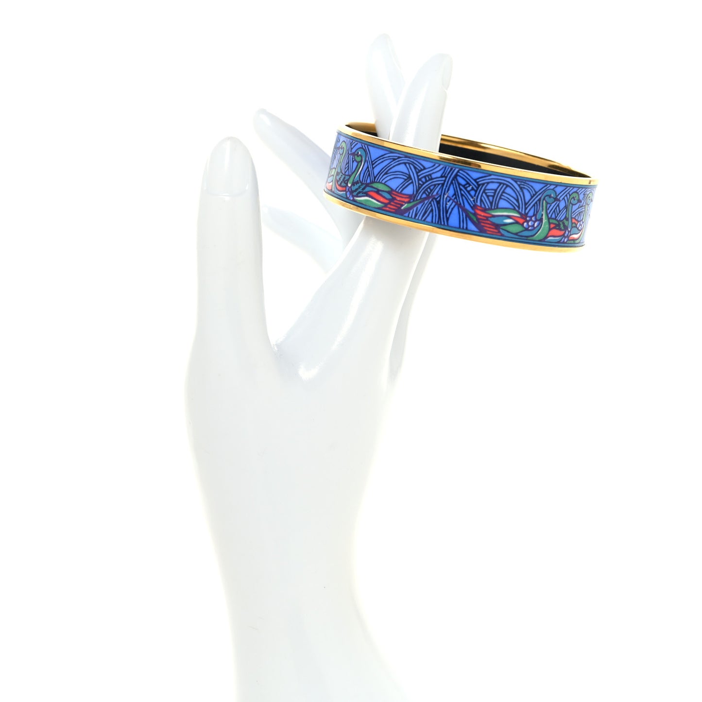 Enamel Printed Wide La Mare Aux Canards Bracelet 70