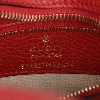 Gucci Dollar Calfskin MIni Swing Top Handle Bag Tabasco 6 of 6
