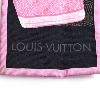 Louis Vuitton Silk Travel Pop Art Bandeau Scarf 3 of 3
