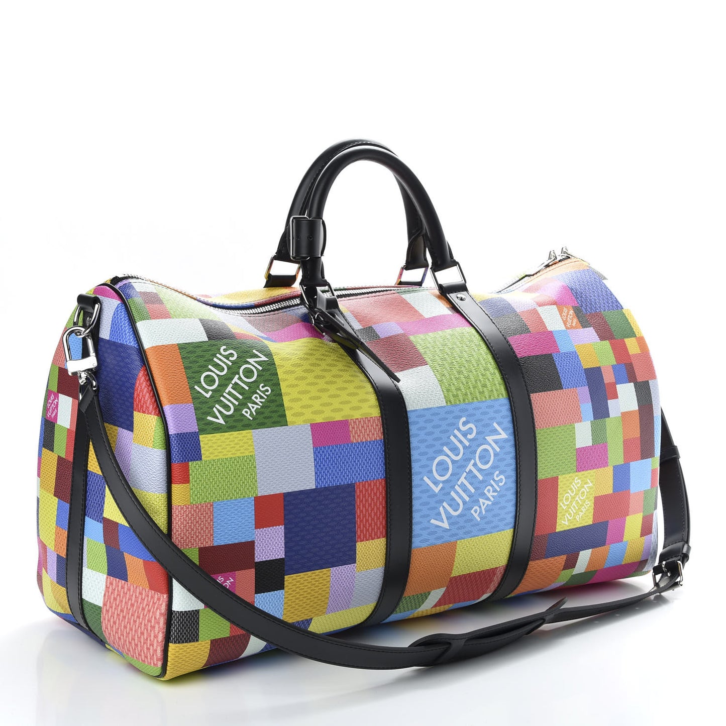 Damier Graphite 3D Keepall Bandouliere 50 Multicolor