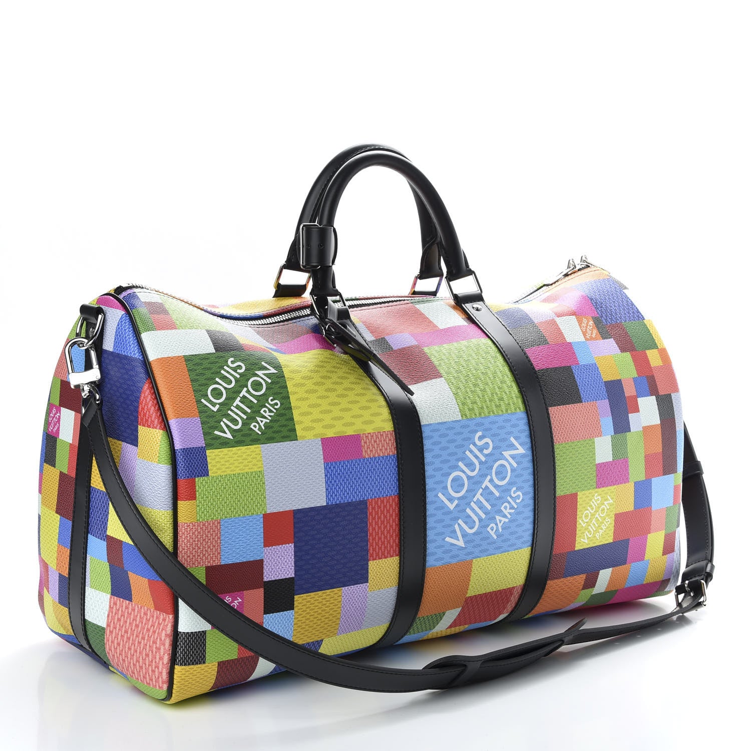 Louis Vuitton Damier Graphite 3D Keepall Bandouliere 50 Multicolor 2 of 10