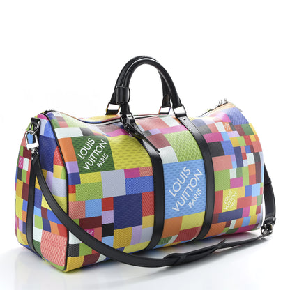 Louis Vuitton Damier Graphite 3D Keepall Bandouliere 50 Multicolor 2 of 10