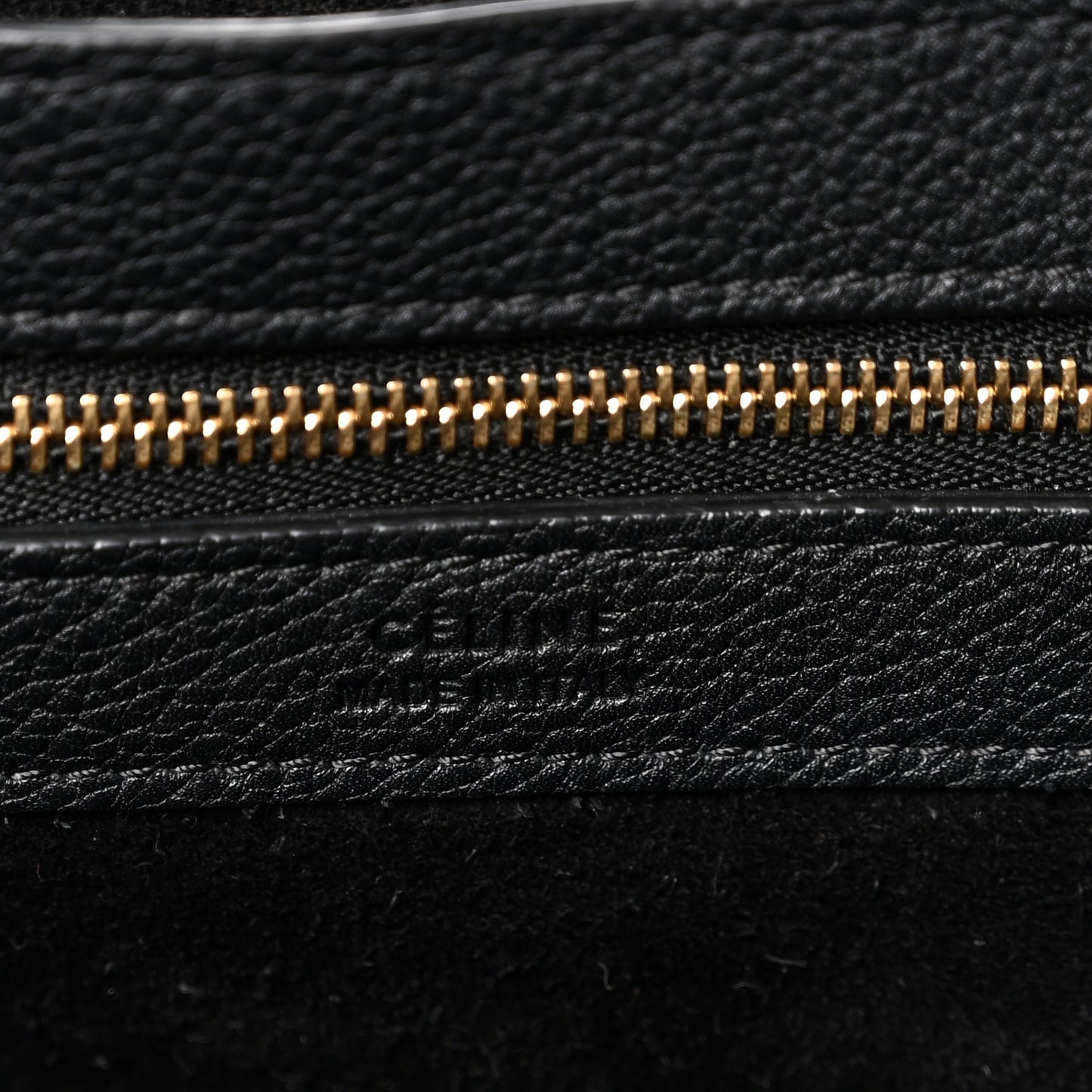 Soft Grained Calfskin Small Belt Cabas Phantom Black