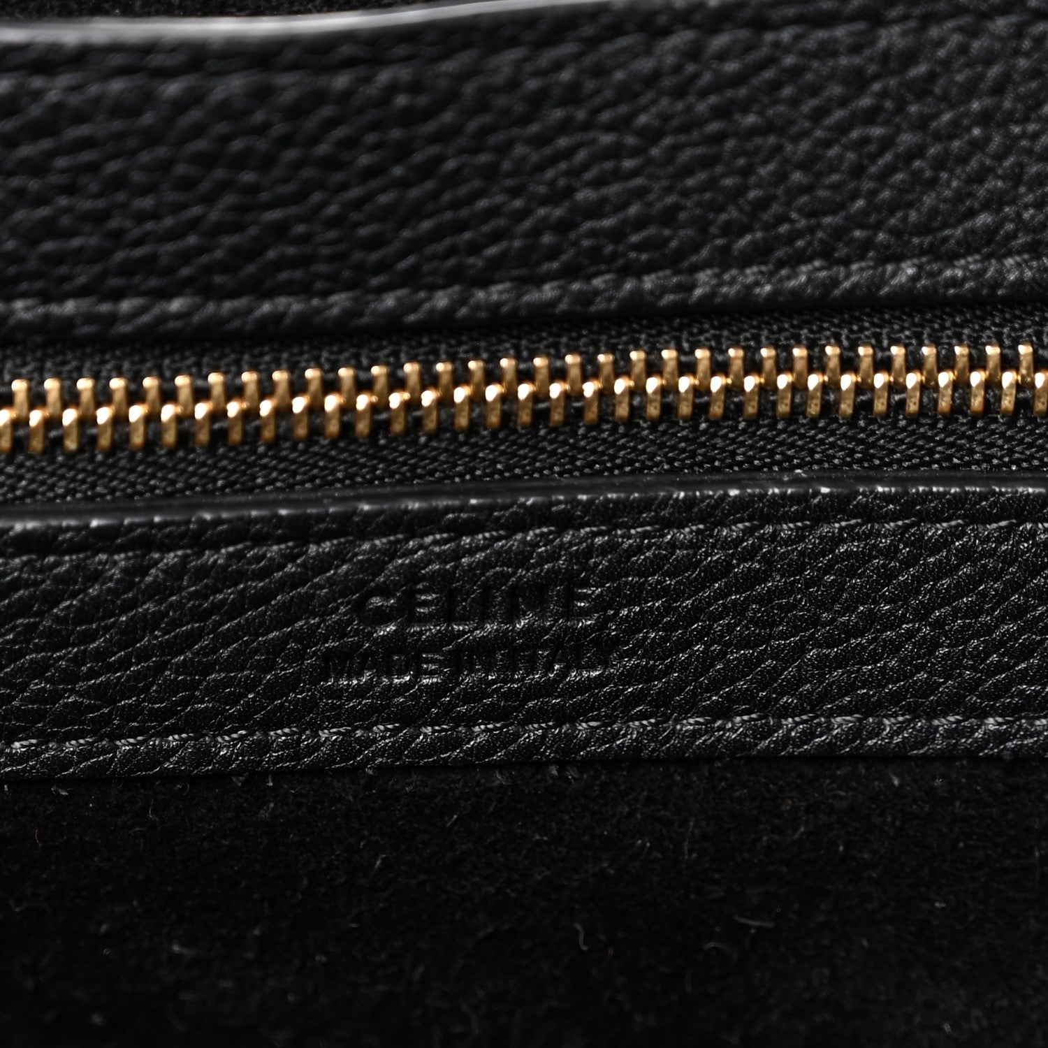 Celine Soft Grained Calfskin Small Belt Cabas Phantom Black 6 of 15