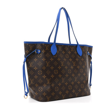 Louis Vuitton Monogram Articles de Voyage Ikat Neverfull MM Grand Blue 3 of 9