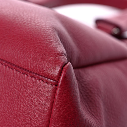 Givenchy Waxy Grained Calfskin Medium Pandora Pure Flap Bag Red 12 of 16