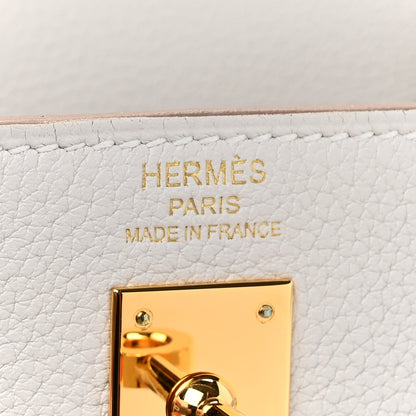 Hermes Togo Kelly Retourne 25 Gris Pale 6 of 11